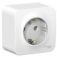 Розетка с заземлением Blanca Белый