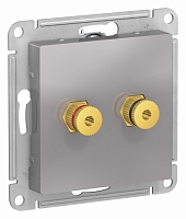 Розетка аудио Atlas - алюминий